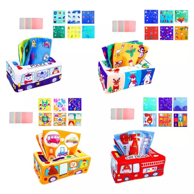 Baby Toys 6 to 12 Months Montessori Toy for Babies and Toddlers Tissue Box Toy