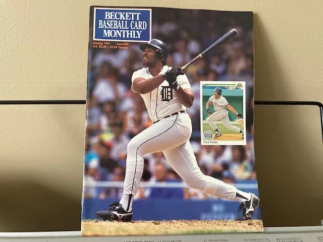 Beckett Baseball Card Monthly January 1991 Cecil Fielder