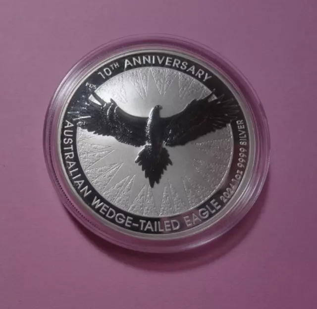 2024 Wedge-Tailed Eagle - Perth Mint 1oz Brilliant Uncirculated 9999 Silver Coin