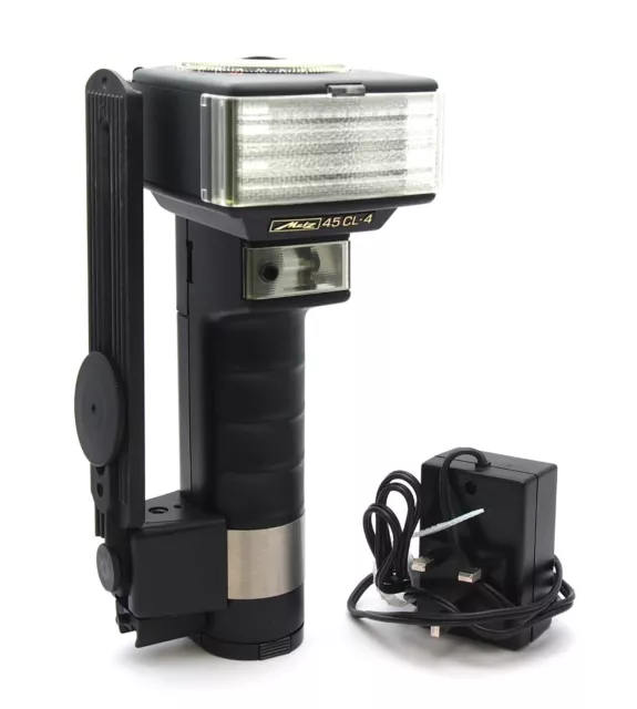 Metz 45 CL-4 Swivel Bounce TTL Hammerhead Flash + Bracket & Charger - UK Dealer