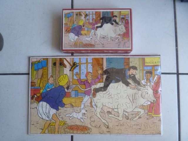 Coffret 3 Puzzles Publica – Hergé Et Le Lombard – Année 1977 – Tintin Complet