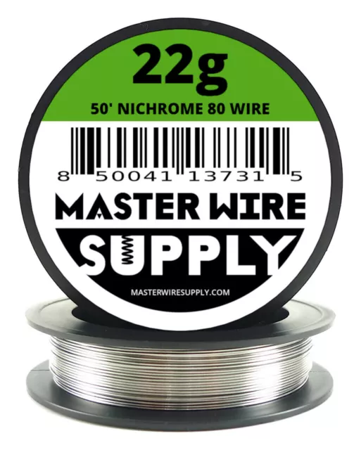 MWS - Nichrome 80 - 50 ft - 22 Gauge - Round Wire