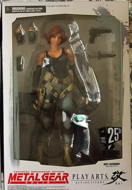 Play Arts Kai Metal Gear Solid MERYL SILVERBURGH Action Figure Square Enix