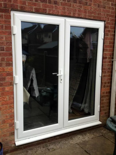 White uPVC French Doors / Back Doors / Patio Doors / IN STOCK