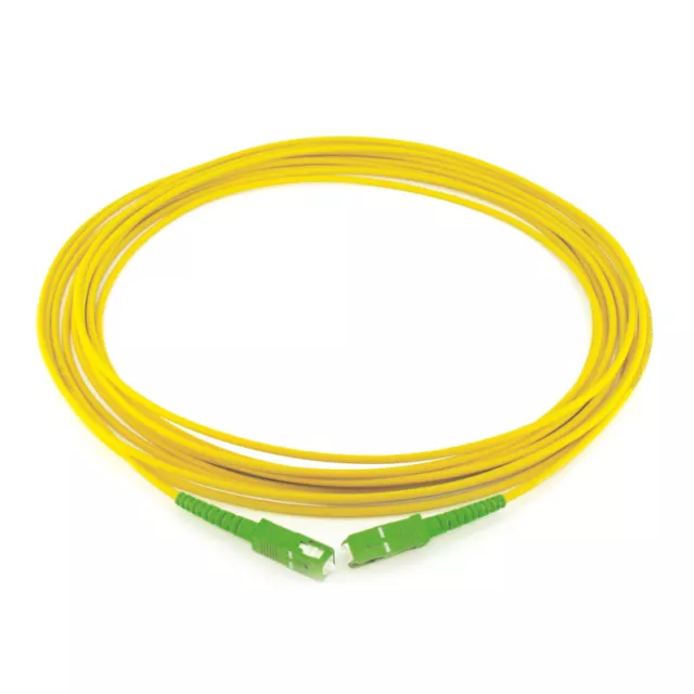 SC-APC to SC-UPC Simplex 3.0mm PVC Fiber Optic Cable for Box Freebox Free  2/3M