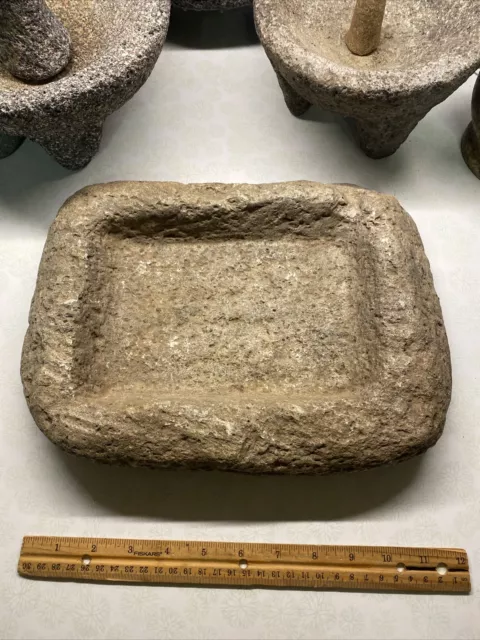MLC s1399 12 3/4” Rare Steatite Stone Bowl Artifact NY X Dr Mcauley Coll