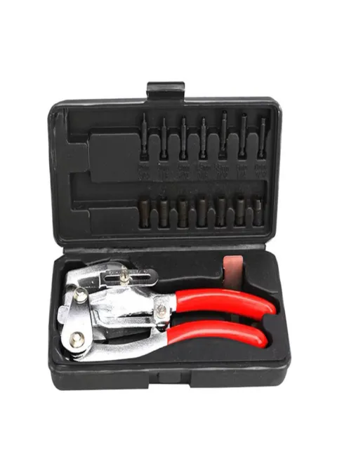 Carbon Steel Iron Plastic Hole Punch Pliers Stainless Steel Aluminum Puncher Kit