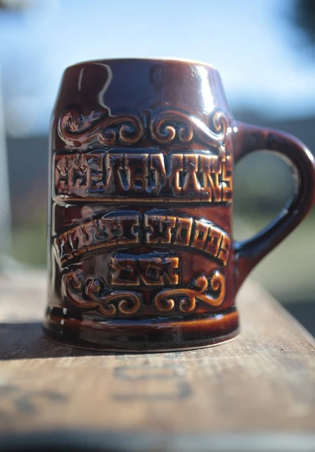 Vintage Hall Glazed Mug Clearman's North Woods Inn Coffee or Beer Mug