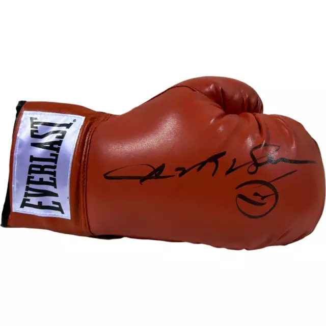 Sugar Ray Leonard Unterzeichnet Rot Everlast Boxhandschuh COA (Full Autogramm)