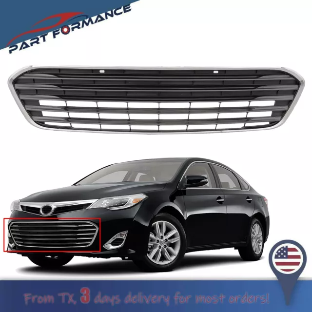 Front Bumper Lower Grille Chrome for 2013 2014 2015 Toyota Avalon TO1036146