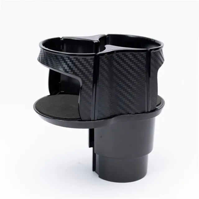 Carbon Fiber Center Console Drink Cup Holder Box For Car Interior Accessories