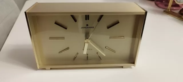 Junghans Uhr Tischuhr schöne alte Uhr