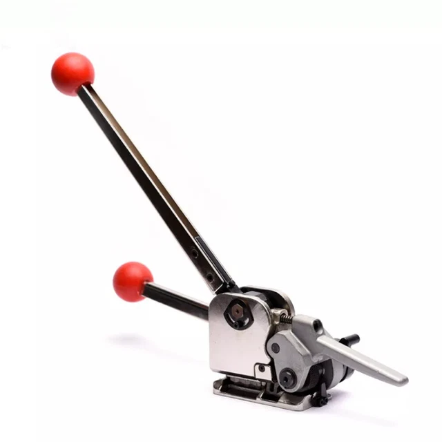 Manual Buckle Free Steel Belt Strapping Machine GD35 Sealless Strapping Tool