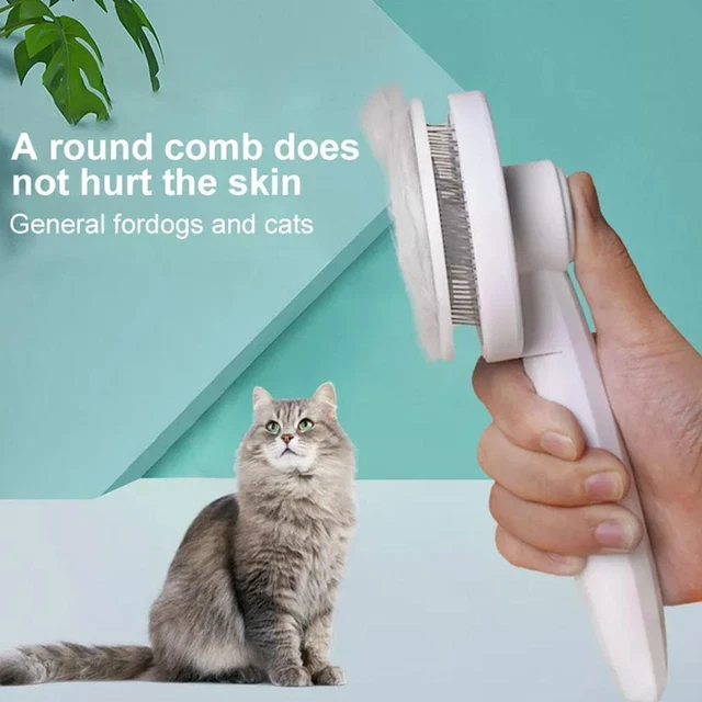 Pet Dog Cat Brush Grooming Slicker Cleaning Slicker Hair Comb Brush X4D6