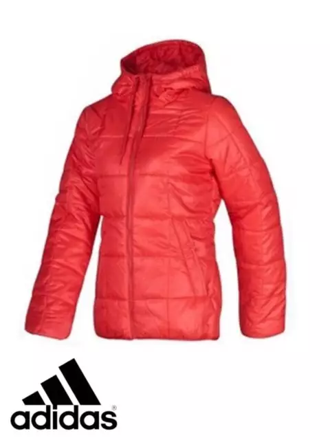 Adidas Ladies J P Entry Hooded Winter Jacket Padded Genuine Size S/M/L W53275