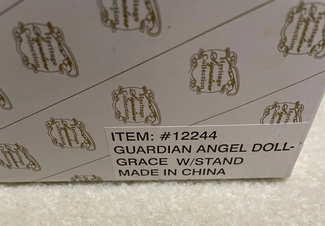 Heritage Signature Collection 2000 Porcelain Guardian Angel Doll Grace #12244 17