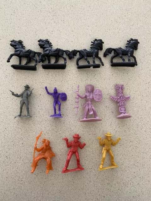 Antique plastic sales horses