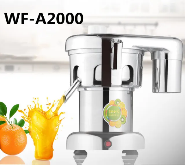 WF-A2000 550W Commercial 100-120kg/hr Fruit Power Juicer Juice Extractor 220V a
