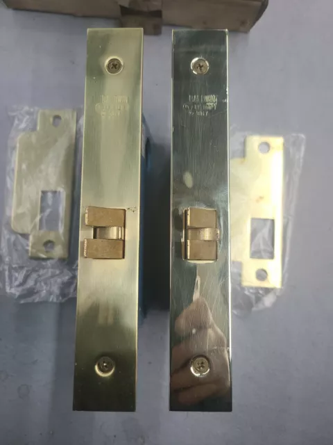 Baldwin  #90Iy Mortise Passage Lock, Polished Brass,2-1/2" B.s. 2 Units