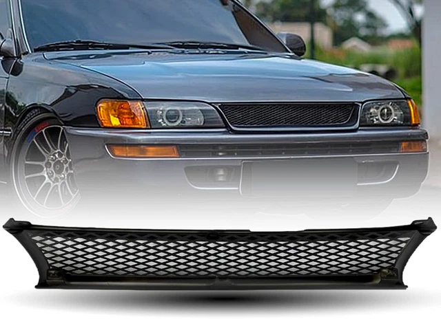 Fits 2009-2010 Toyota Corolla LE CE Front Bumper Lower Chrome Grille Grill - Foto 3