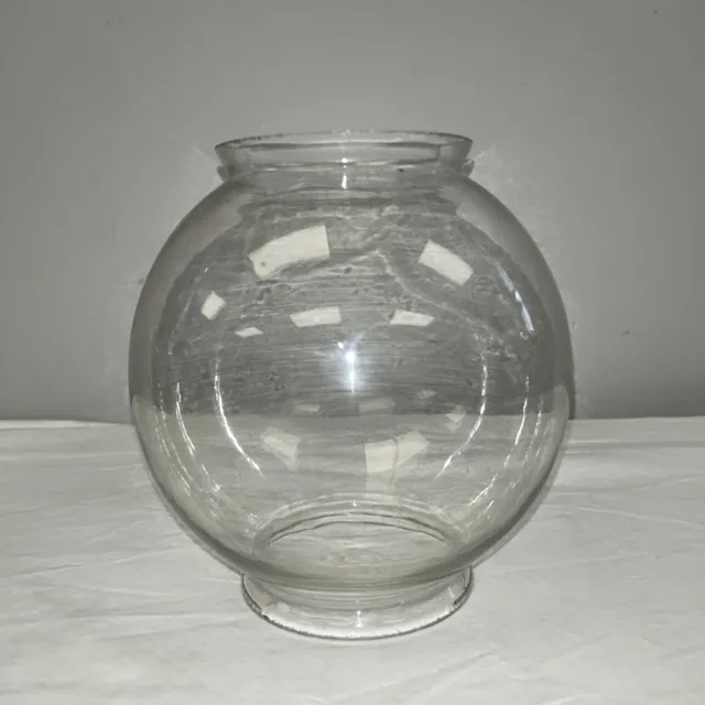 Antique Globe Shaped Street Light Lamp Shade Clear