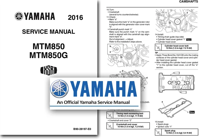 YAMAHA XSR900 サービスマニュアル 2016 XSR900 サービスマニュアル