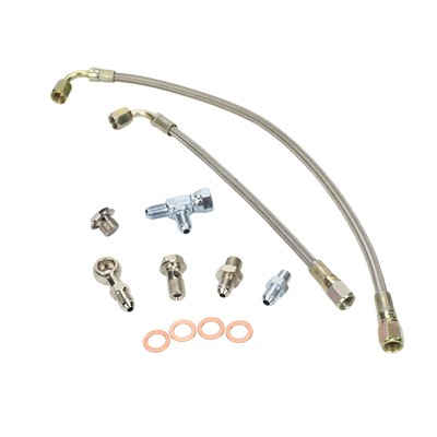 Rotated Turbo Oil Feed AVCS Line for Subaru Impreza STi GDB Precision PTE 6266