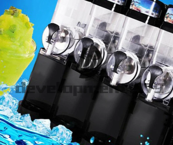 Ein Neu Frozen Getränk Sorbet Herstellung Maschine Smoothie 4 Behälter TKX-04
