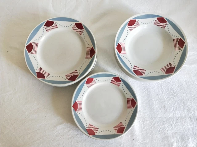 Sologne - Vaisselle Assiettes Plates et Creuses pour 6