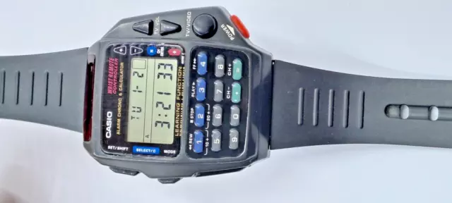 Casio 1174 Cmd-40 Tv Wrist Remote Vtg Alarm Calculator Controller Chrono  Watch $92.00 - Picclick