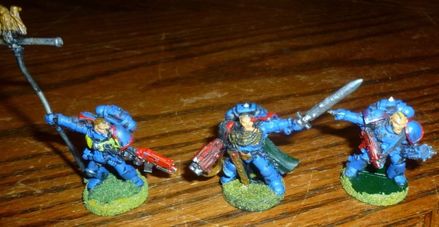 Space Marine Vanguard squad veterans - WH40K metal OOP - Modélisme