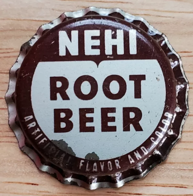 Vintage NEHI ROOT BEER, Cork Lined bottle cap; 1940's; NOS; (Columbus, Georgia)