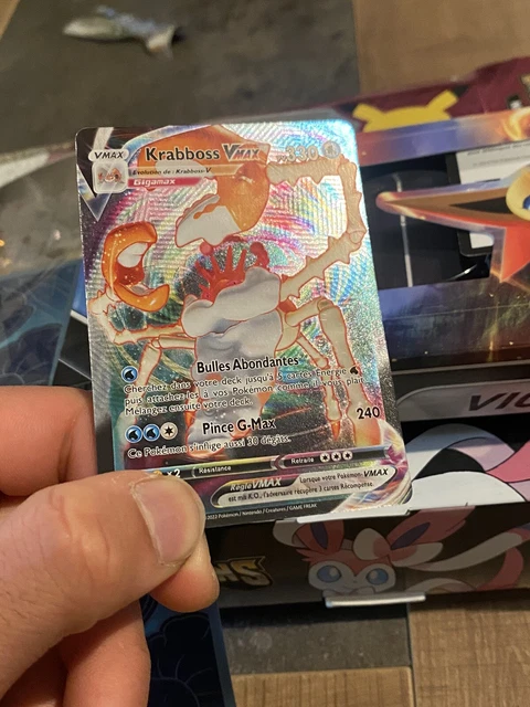 Carte Pokémon Kraboss Vmax 029/172 FR Neuve
