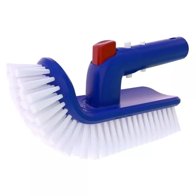 Step Corner Brush Cleaner for Bottom Hot Tubs 180º Rotation Handle Scrub Brush