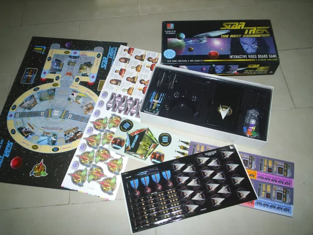 Star Trek The Next Generation Interactive Video Board Game (1994)
