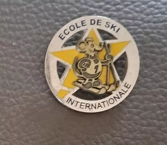 Insigne broche ski esf école  brevet