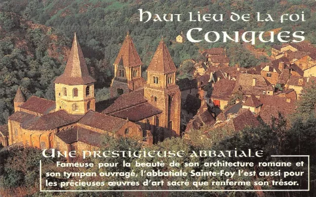 ROUERGUE - CONQUES - L'Abbatiale Sainte-Foy de Conques