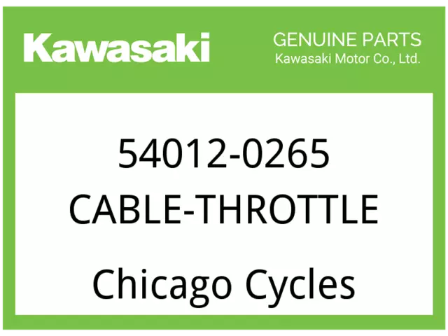 Kawasaki OEM Part 54012-0265