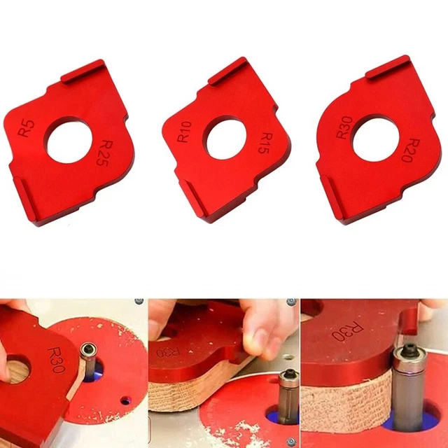 Posizionamento modello di alta qualità in lega di alluminio di alta qualità rosso 3 pz