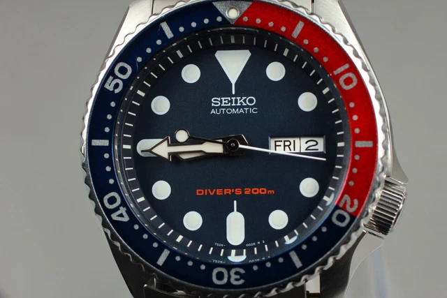 EXC 5 SEIKO PEPSI 7S26 0020 SKX009 Divers 200m Men s Watch