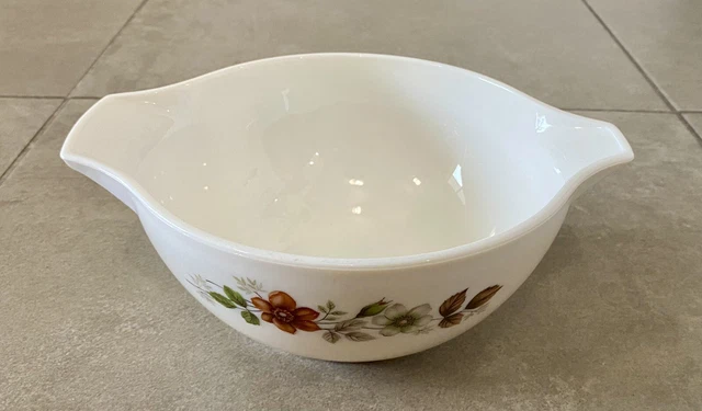 Grand saladier vintage en verre moulé turquoise fait dans les