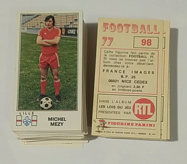 STICKER PANINI FOOT 92 - BADGE LILLE - 77