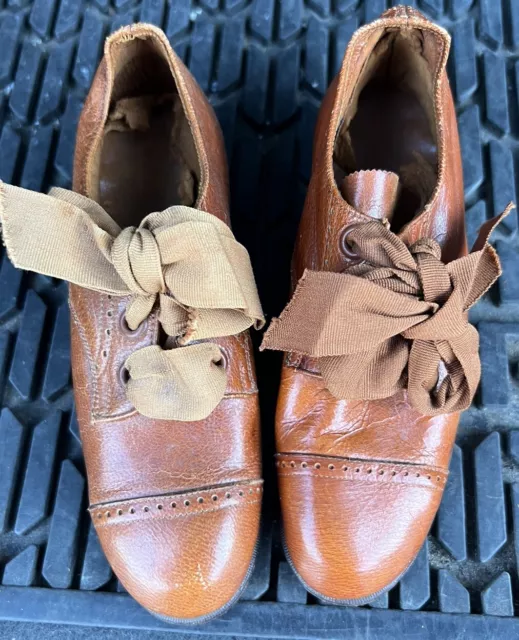 Vintage Ideal Boys Dress Shoes Pretty Cool Distressed