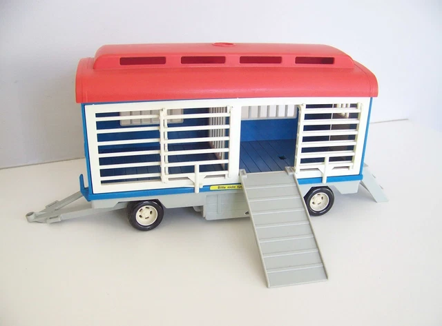 Playmobil 3477 v1 Cirque caravane roulotte clowns 1982 en boîte