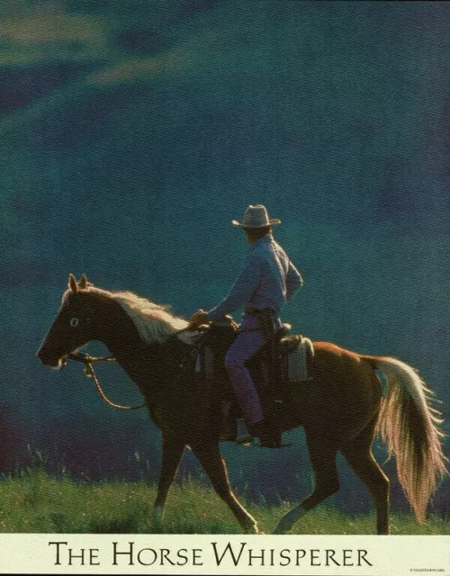 The Horse Whisperer Original 11x14 Lobby Card Robert Redford Iconic Riding horse