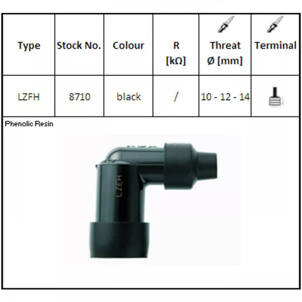 NGK Zündkerzenstecker LZFH 90° gewinkelt 601105