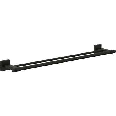 Franklin Brass Maxted 24 in. Matte Black Double Towel Bar