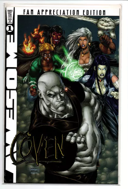 The Coven #1 Dynamic Forces Fan Appreciation Edition Gold Logo w/COA Sealed - NM