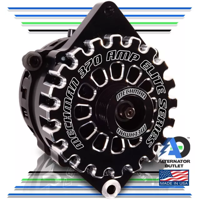 Mechman 370 Amp Alternator Camaro / Impala / Caprice 1994 - 1996 5.7L (LT1) 3.8L