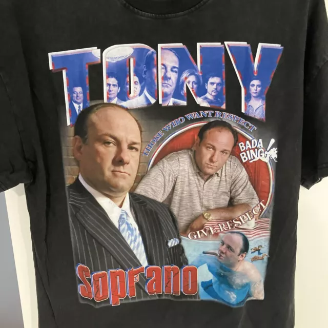 Tony Soprano Vintage T  Shirt The Sopranos Tee Bada Bing HBO TV  90’s 2